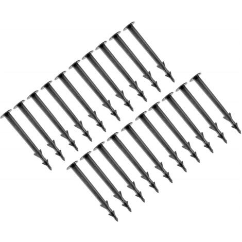 MEISTER Erdanker 11,8cm, geeignet für Folien, Vliese & Netze, mit Widerhaken für sichere Fixierung im Boden, 20 Stk