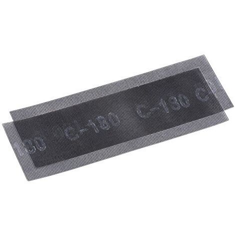 Meister Griglia abrasiva – grana 180 – 280 x 93 mm – 2 pezzi/Lame a griglia per levigatrice a mano/carta vetrata per cartongesso/levigatrice per superfici/sabbiatura / 4137820