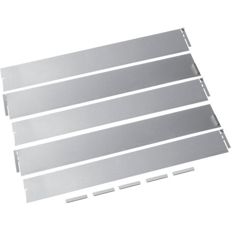 Meister Rasenkante - 5 Stk - 1 m lang & 13 cm hoch - Verzinkter Stahl - Einfache Steckmontage - Formbar & langlebig - Ideal zur Beetbegrenzung & Wurzelsperre / Beeteinfassung / Beetumrandung / 9957600