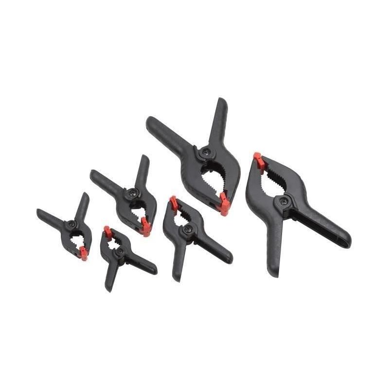 MEISTER Set di 6 fermagli a molla - Nylon e fibra