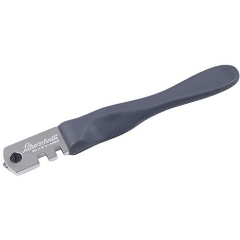Meister Tagliavetro – con 6 rotelle in acciaio legato – per vetro colorato, piastrelle, arte del vetro, specchi e rondelle – taglierino/taglio argento / 9421900