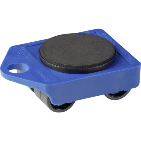Meister Werkzeuge 0820009 Transportroller Kunststoff Traglast (max.): 150 kg 106 mm x 75 mm x 38 m