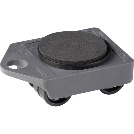 Meister Werkzeuge 0820010 Transportroller Kunststoff Traglast (max.): 150 kg 106 mm x 75 mm x 38 m