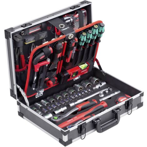 Meister Werkzeuge WU8973750 universelle Mallette à outils équipée 131 pièces (L x l x H) 460 x 320 x 140 mm