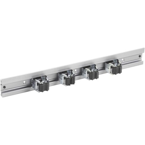 Meister Werkzeuge WU9953160 Barre de support d'appareil à pince fixe, 5 pièces (L x l) 500 mm x 60 mm 1 set Y702322