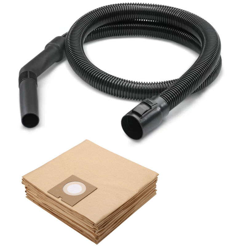 Image of Meixin Karcher Schlauchzubehör der NT-Serie, 1 NT-Schlauch + 5 NT30-Beutel (2,5 m Schlauch)