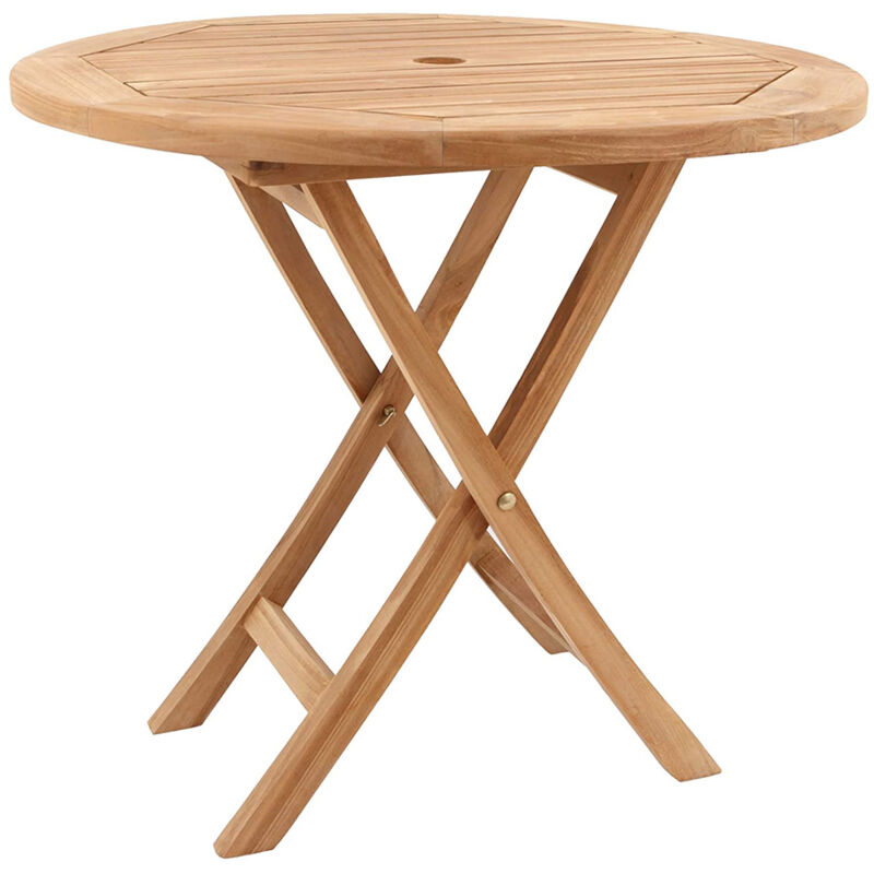 Concept-usine - Mejia - Table ronde pliable 80cm