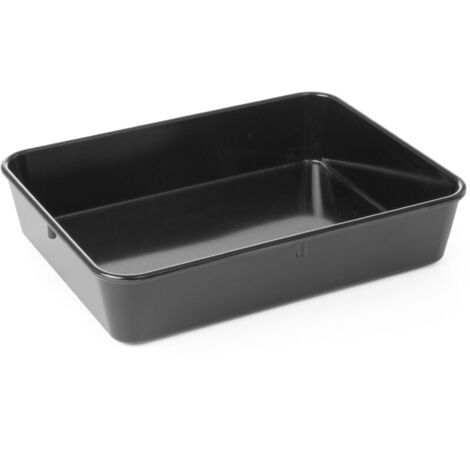 Melamin-Fleisch- und Lebensmittelbehälter 280x210x60mm schwarz - Hendi 568804