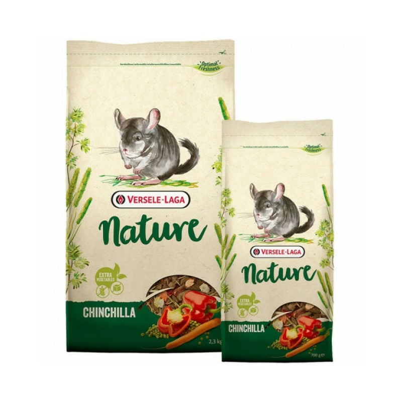 Mélange complet varié riche en fibres Nature Chinchilla Versele Laga Sac 9 kg