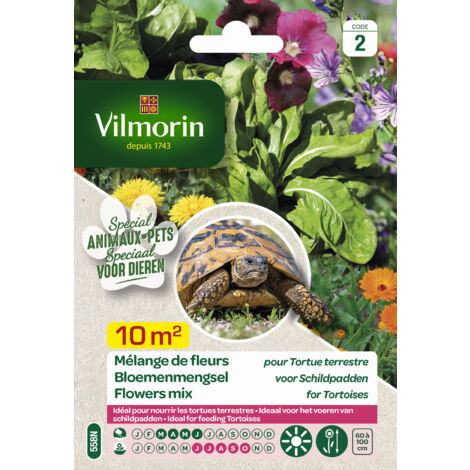 Mélange de fleurs pour Tortues Terrestres Vilmorin