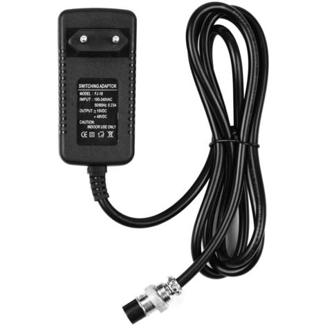 Melange De Melange De Console Melangeur D'Alimentation Adaptateur Secteur 15V 230Ma Universal Connecteur Rond A 4 Broches Pour 16 Canaux Ou Au-Dessous Des Consoles De Melange Accessoires De Remplaceme