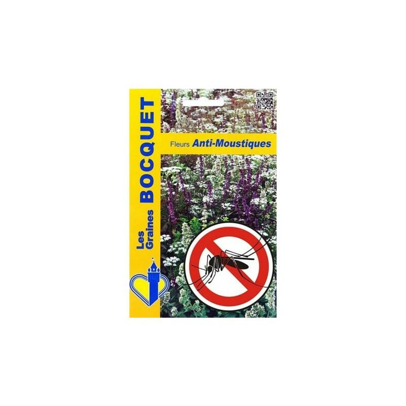 Graines Bocquet - Mélange écologique de graines de fleurs Anti-Moustiques - 15g