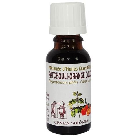 Mélange Huiles Essentielles Patchouli Orange Synergie Bien-être Et Relaxation - Ceven Aromes