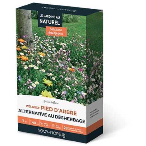 Mélange pied d'arbre : alternative au désherbage 7 m2