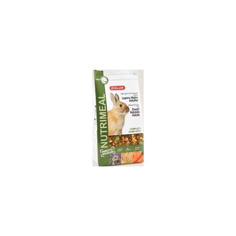 Nutrimeal Alimentation Lapin Nain Adult, 800 g - ZOLUX