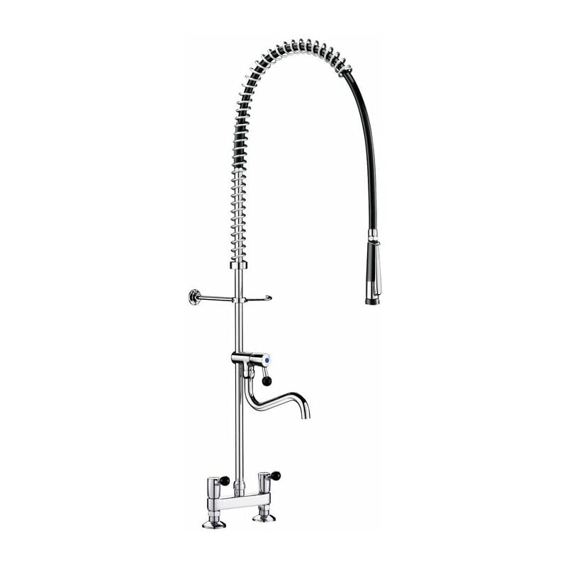 Mélangeur de prélavage 2 trous Delabie