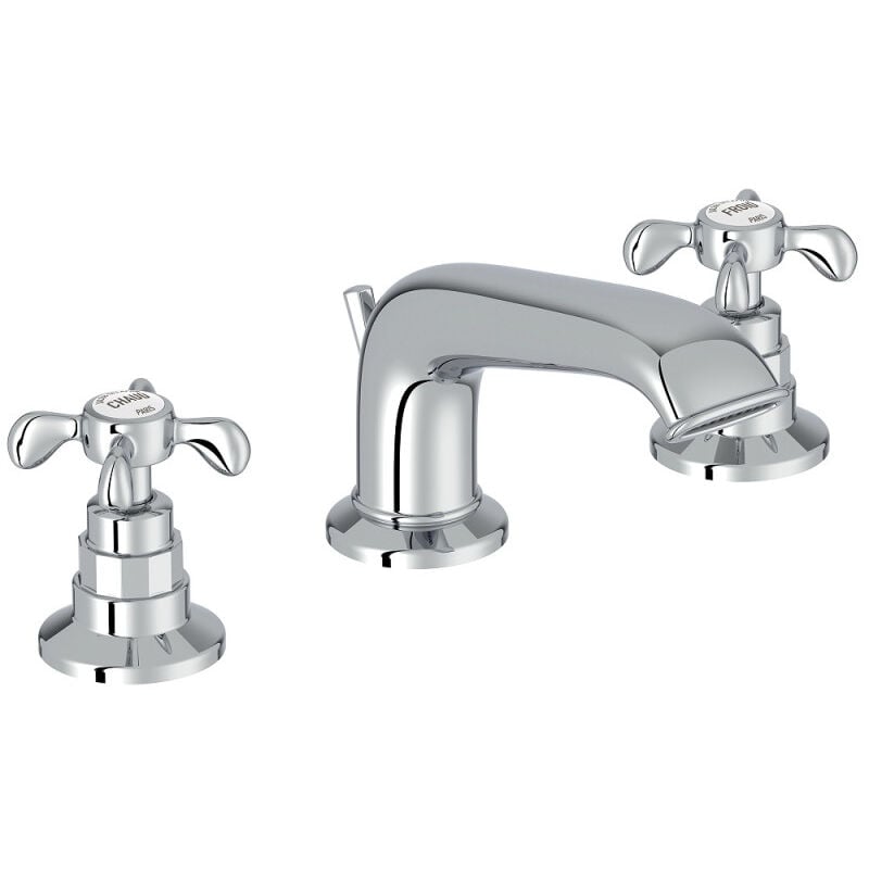 Jacob Delafon - Mélangeur 3 trous Cléo 1889 chrome + nettoyant