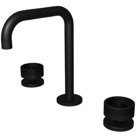 Melangeur 3 Trous Rota Black Mat - CRISTINA ONDYNA RT20513