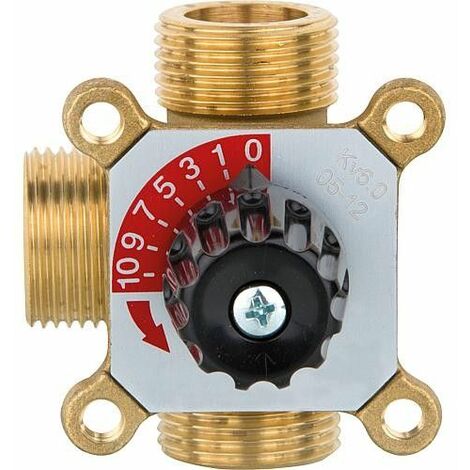 Mélangeur 3 voies Easyflow Mix 461 DN25(1") male, Kv 6,0, laiton