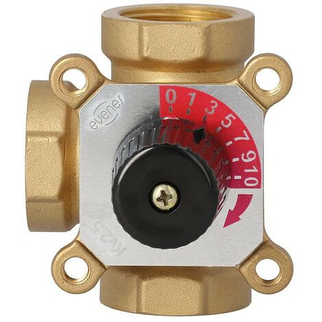Melangeur 3-voies Easyflow, Type 3I DN40 (1 1/2") fem, Kvs 25