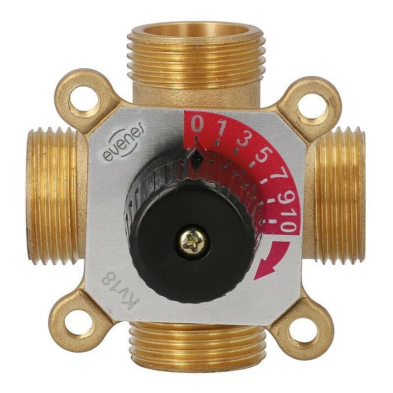 Banyo - Melangeur 4-voies Easyflow, type 4A DN32 (1 1/4') Male, Kvs 9,0