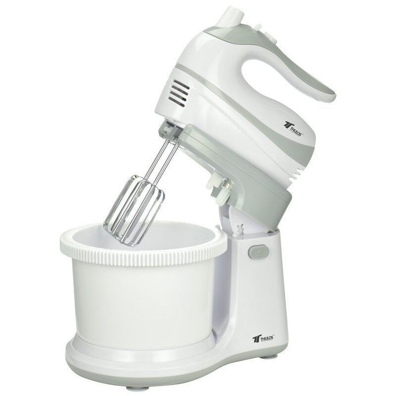 Suinga - Batteur électrique 500 w avec bol et support, Prep Mix+ Batteur électrique 500 w avec fouets, bol 3L, 5 vitesses