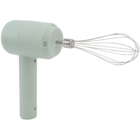 Mélangeur à main électrique automatique USB Rechargeable Portable sans fil mélangeur à main pour la cuisson de gteau oeuf crème cyan clair