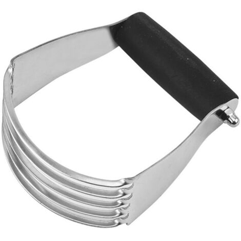 Mélangeur à Pate Multi-usages 5 Lames en Acier Inoxydable - Pétrisseur Manuel de Cuisine, Pâtisserie - Coupe Pâte Avec Poignée Ergonomique