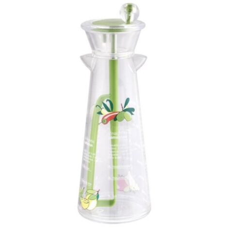 Mélangeur à vinaigrette transparent 300 ml – Manivelle ergonomique – Becs anti-coulure – Compatible lave-vaisselle – Graduation précise – Mastrad