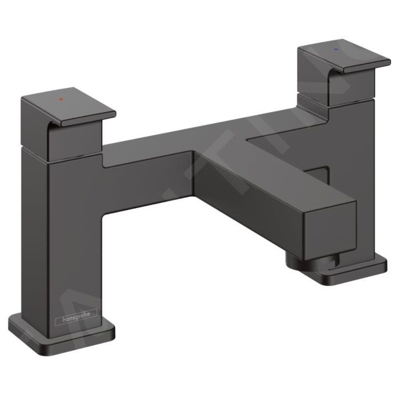 Vernis Shape - Mitigeur sur le bord de baignoire, installation 2 trous, noir mat 71452670 - Hansgrohe