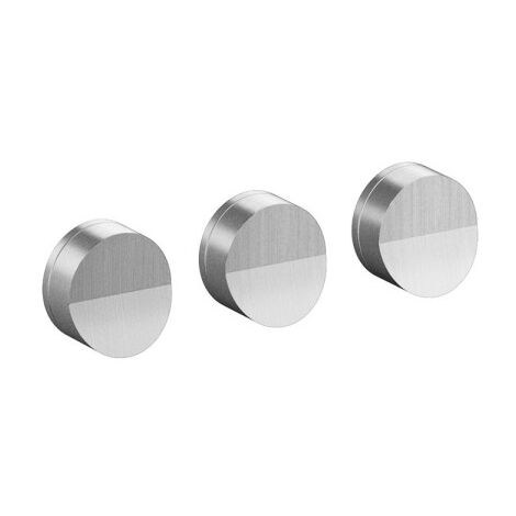 Mélangeur bain douche 3 sorties Inox Piega - CRISTINA ONDYNA PA16328