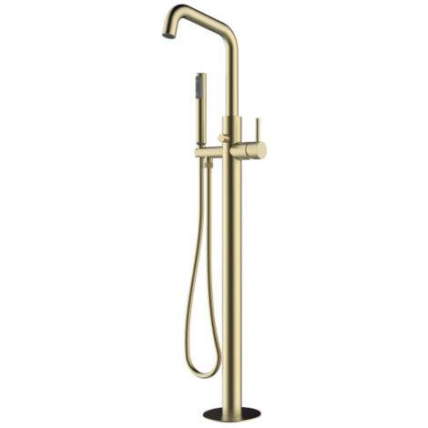 Mélangeur bain-douche à colonnette or mat TEO - Bossini Z00751043