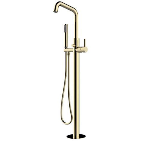 Mélangeur bain-douche à colonnette or TEO - Bossini Z00751021