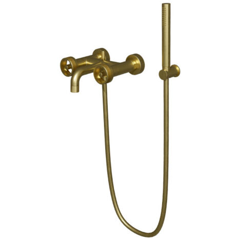 Melangeur Bain Douche Rota Or Brosse - CRISTINA ONDYNA RT18096P