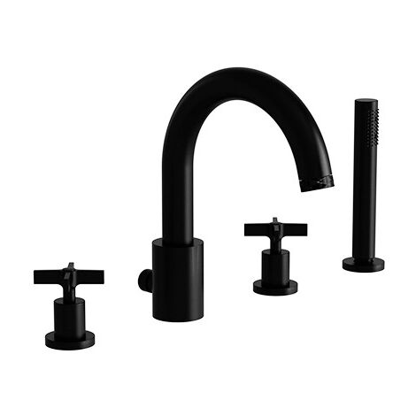 Mélangeur bain douche sur gorge 4 trous Chrome CROSS ROAD - CRISTINA ONDYNA CR12651