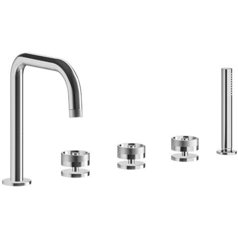 Mélangeur bain douche sur gorge chromé Rota - CRISTINA ONDYNA RT12151