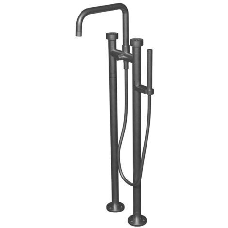 Melangeur Bain Douche Sur Pieds Rota Metal Brosse - CRISTINA ONDYNA RT10877