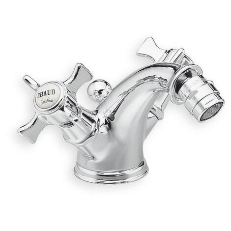 MELANGEUR BIDET CHAMBORD METAL BROSSE +Vidage - CRISTINA ONDYNA CH11677