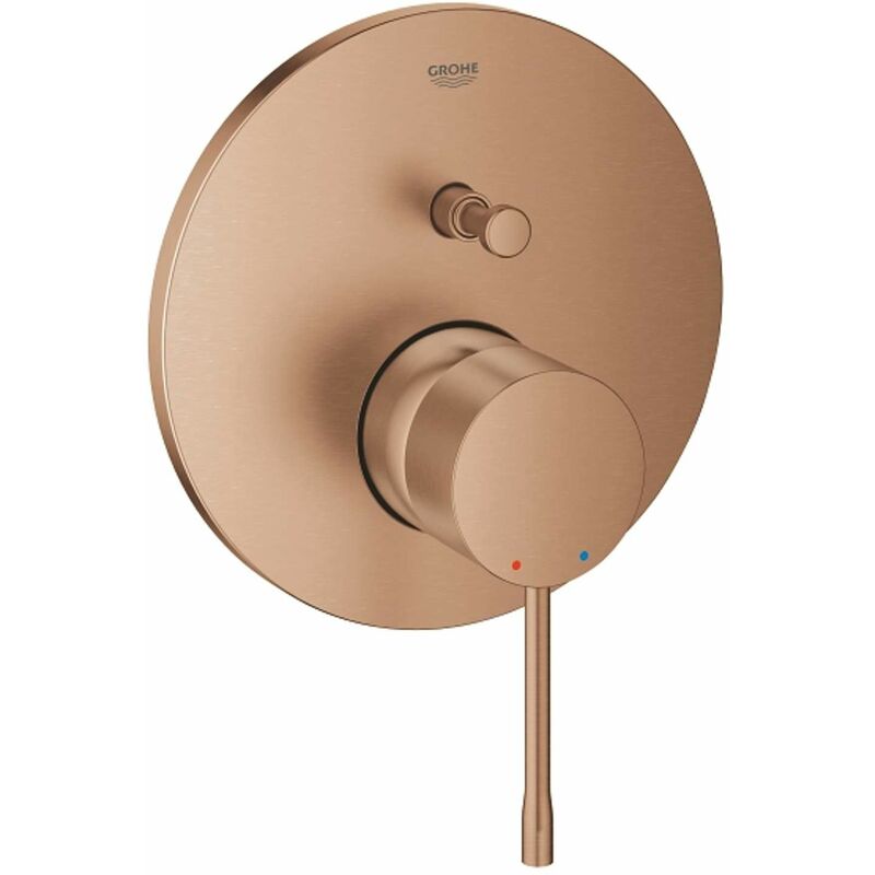 Grohe - Essence - Mitigeur à encastrer pour 2 sorties, Warm Sunset brossé 24058DL1