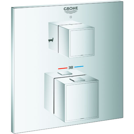 Mélangeur de bain thermostatique Grohe Grohtherm Cube pour Rapido