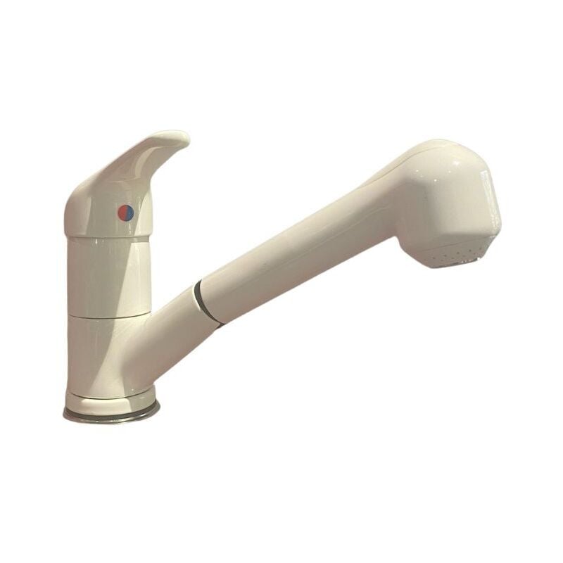 Mélangeur de cuisine avec douchette extractible blanc - Paini Mixo 45WH568TCZ