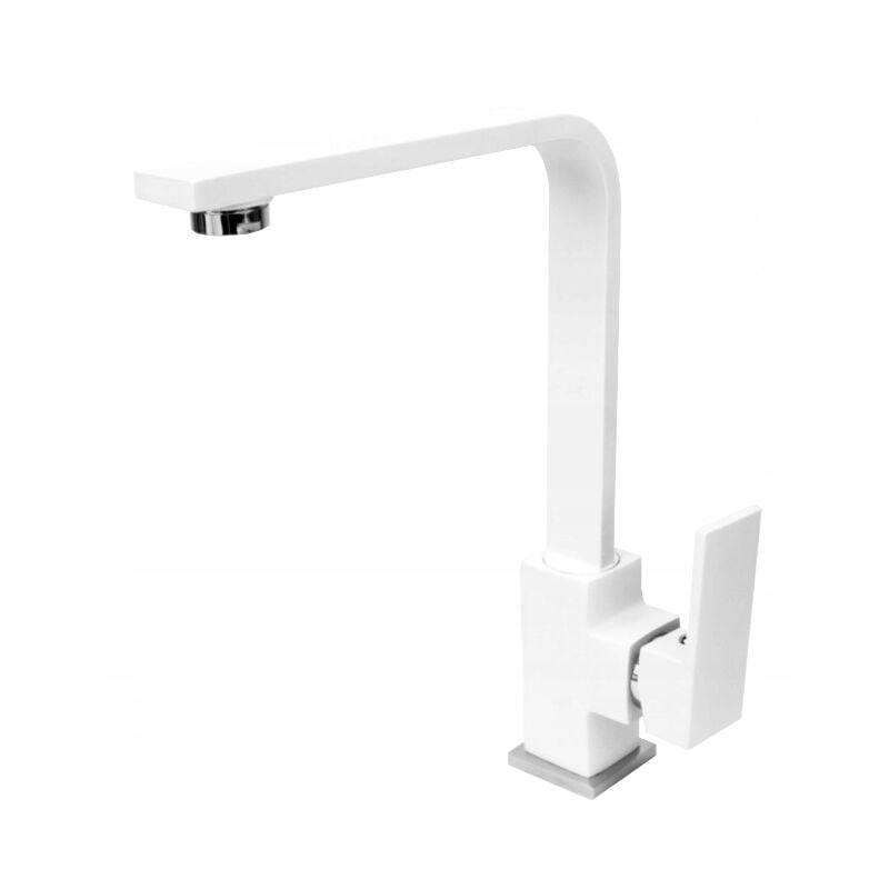 Granitan - Melangeur de cuisine evier blanc bec carre robinet nook 85111910