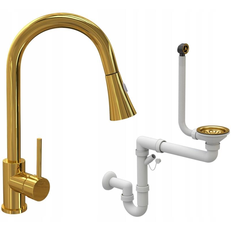 Granitan - mélangeur de cuisine snake gold + siphon gold