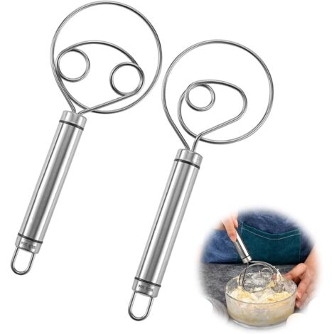 MéLangeur De Fouet De Pâte à Pain Batteur à Oeufs Antiadhésif Fouet En Acier Inoxydable Mini Home Fouet En Fil D'acier Inoxydable Professionel Mélangeur à Main Pour Fouetter Battre Mousser