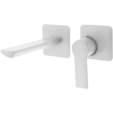 Mélangeur de lavabo caché PAX, tapis blanc
