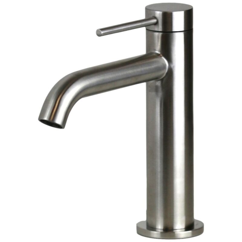Ponsi - Mélangeur de lavabo en acier inoxydable 316 Ercos Stilox BTSTLXLA01 acier inoxydable brossé