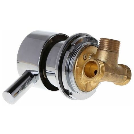 Mélangeur d'eau chaude et froide G1/2 ", mitigeur thermostatique, robinet deux entrées et une sortie pour salle de douche G2AB