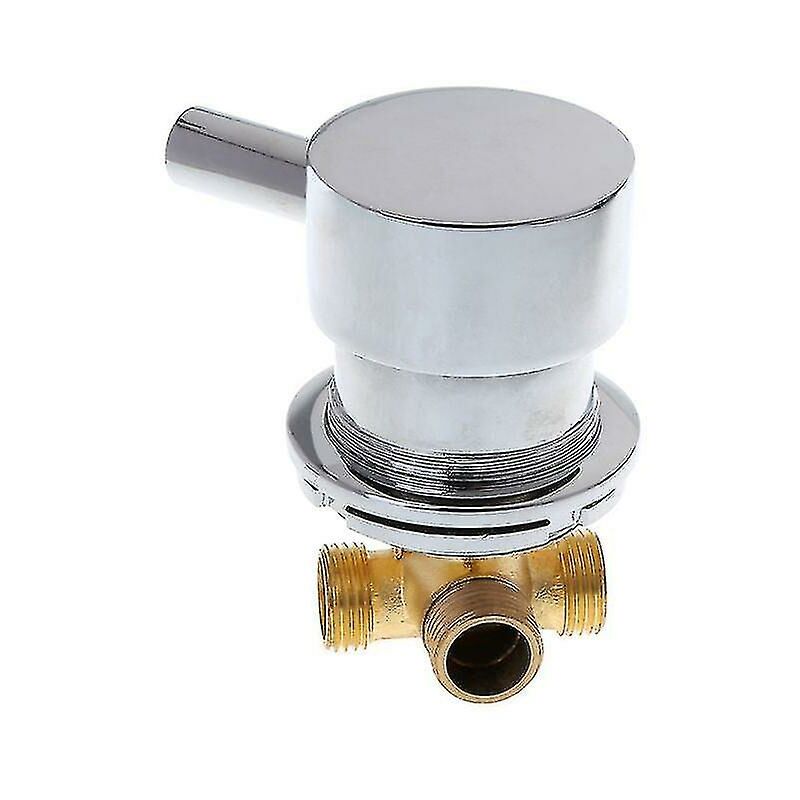 Ahlsen - Mélangeur d'eau chaude et froide G1/2 ', mitigeur thermostatique, robinet deux entrées et une sortie pour salle de douche G2AB