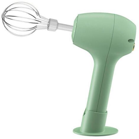 Mélangeur électrique portable sans fil avec fouet automatique pour pâte à œufs verts