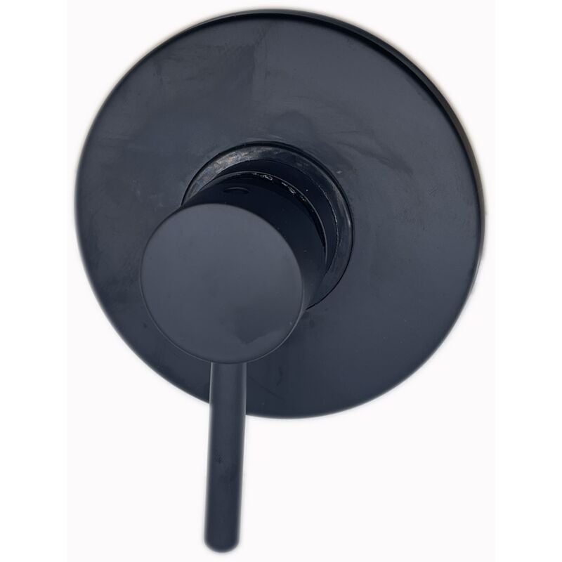 Mélangeur encastré à deux voies Noir mat avec Monocommande mod. mm